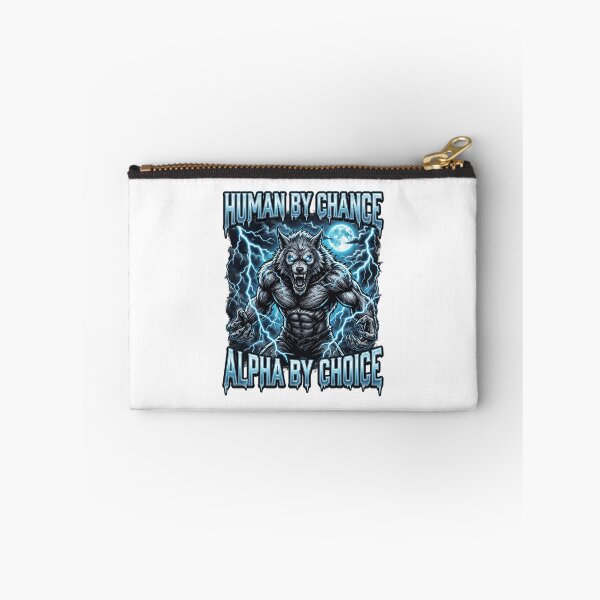 Item preview, Funny Alpha Wolf Meme Human By Chance Alpha Choice  designed and sold by MOONE FLOWER.