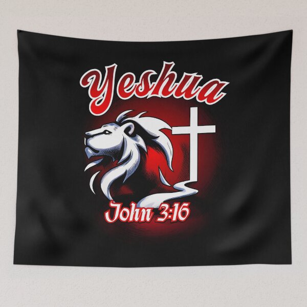 Item preview, Yeshua John 3:16 designed and sold by Tripp Art Studio.