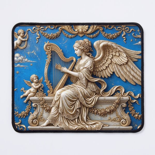 Item preview, Heavenly Harp Angels designed and sold by Sigtrix.