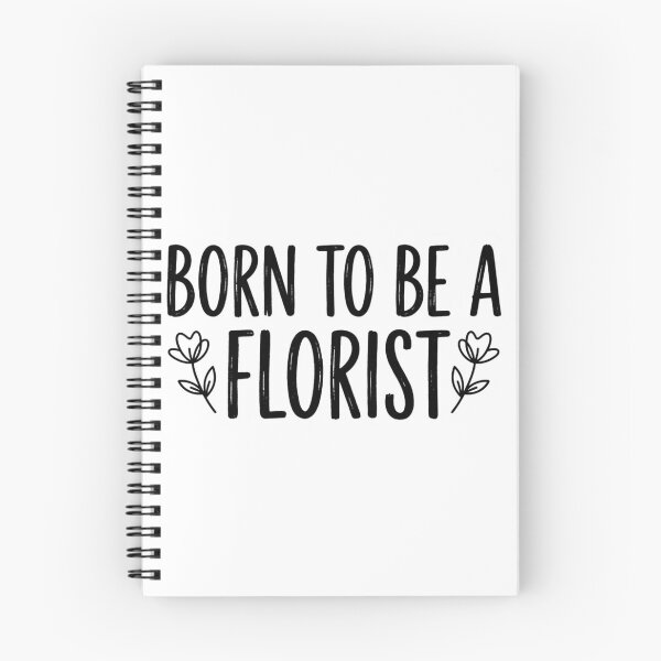 Item preview, Born To Be A Florist Flower Lover Floral Designer Botanical Typography designed and sold by raedattia.