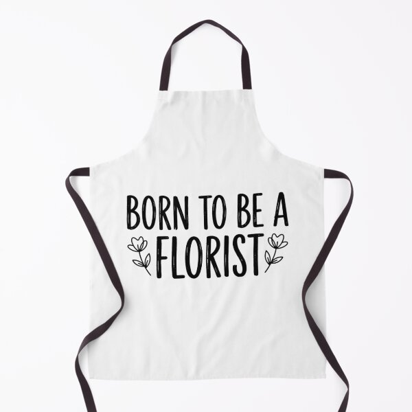 Item preview, Born To Be A Florist Flower Lover Floral Designer Botanical Typography designed and sold by raedattia.