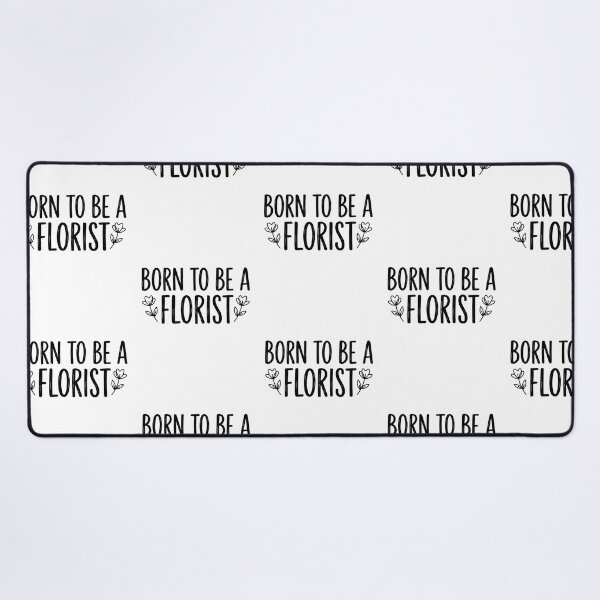 Item preview, Born To Be A Florist Flower Lover Floral Designer Botanical Typography designed and sold by raedattia.