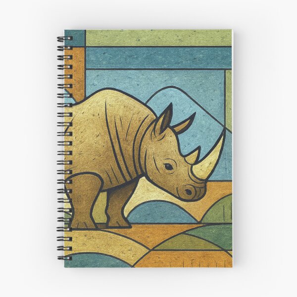 Item preview, Rhino a Geometric illustration. designed and sold by GalleryKauffeld.