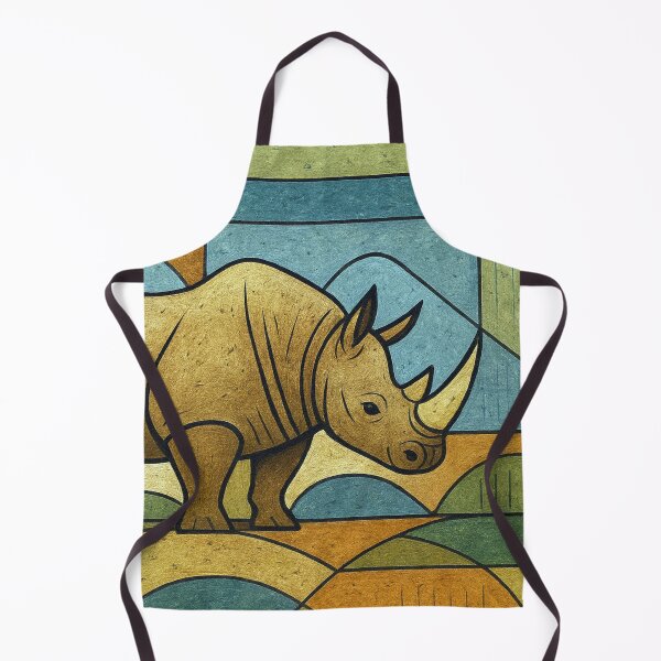 Item preview, Rhino a Geometric illustration. designed and sold by GalleryKauffeld.