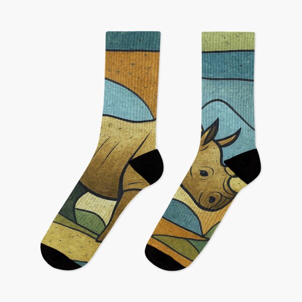 Item preview, Rhino a Geometric illustration. designed and sold by GalleryKauffeld.