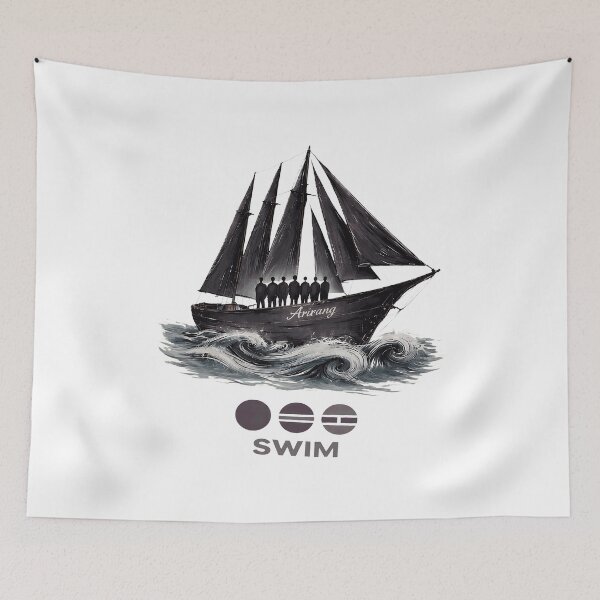Item preview, Nautical Sailboat Ocean Swim Art  designed and sold by LoiaJaycon.