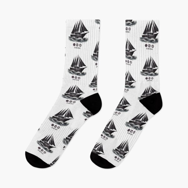 Item preview, Nautical Sailboat Ocean Swim Art  designed and sold by LoiaJaycon.