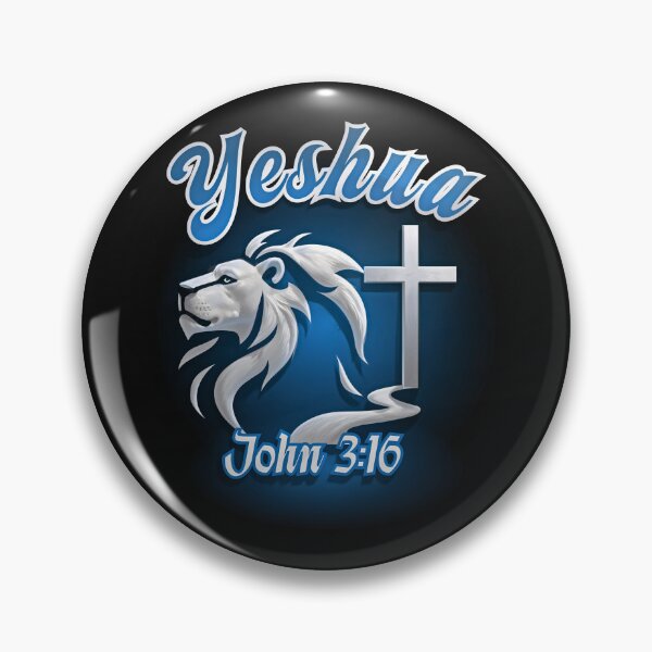 Item preview, Yeshua John 3:16 Blue designed and sold by Tripp Art Studio.