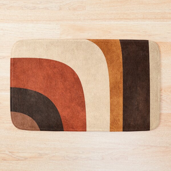 Item preview, Mid-Century Modern Abstract Arches - Two Tone Earthy - Terracotta Retro Modernist Art designed and sold by GrinGalore.