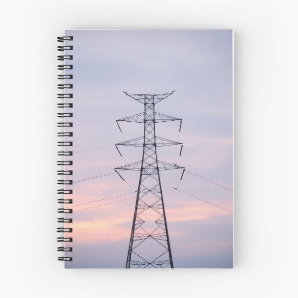 Item preview, Transmission Tower Pastel Sunset Art designed and sold by Pylon-Bureau.