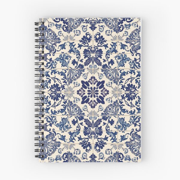 Item preview, Blue ornamental tile mosaic designed and sold by Sigtrix.