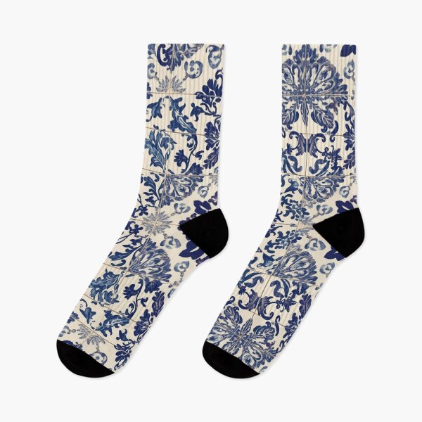 Item preview, Blue ornamental tile mosaic designed and sold by Sigtrix.