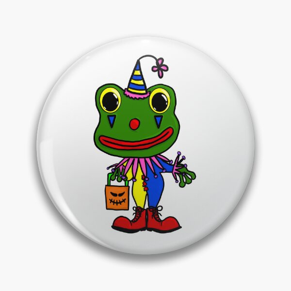 Item preview, Halloween Frog - Clown  designed and sold by cherrynat1.