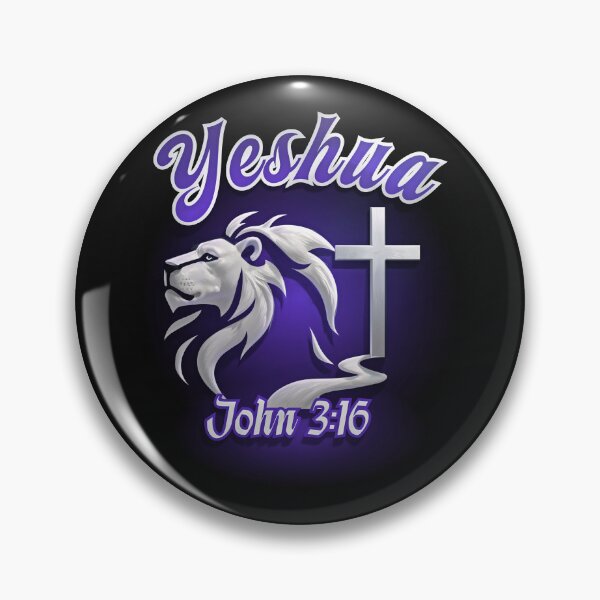 Item preview, Yeshua John 3:16 Purple designed and sold by Tripp Art Studio.