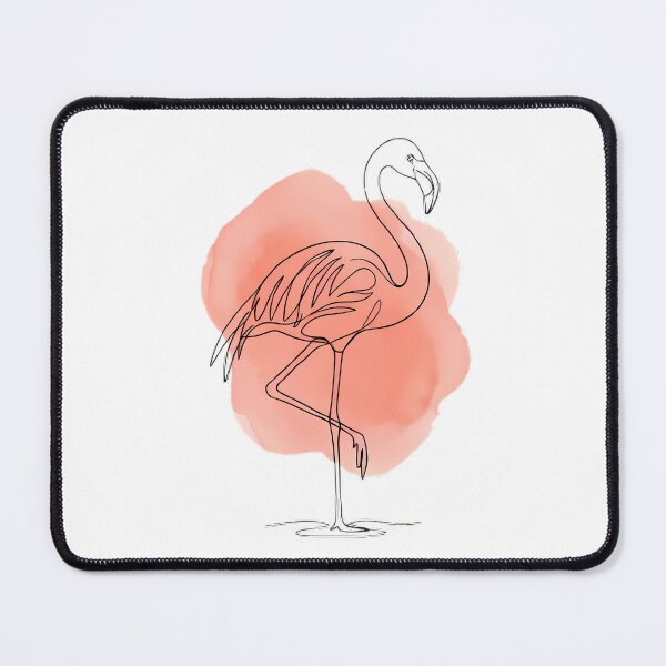 Item preview, Pink Flamingo Line Art Tropical Bird Lover Gift designed and sold by GTFullShop.