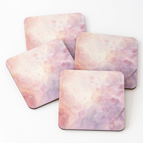 Item preview, Ethereal Pink Watercolor Orchid Abstract Art designed and sold by AneissPiaf.