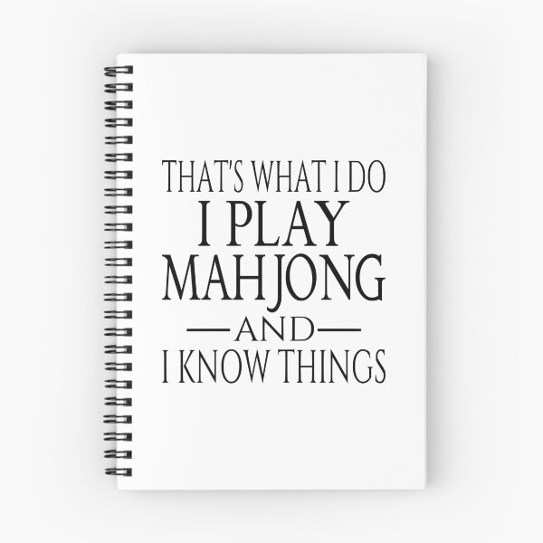 Item preview, That's What I Do I Play Mahjong And I Know Things designed and sold by coolfuntees.