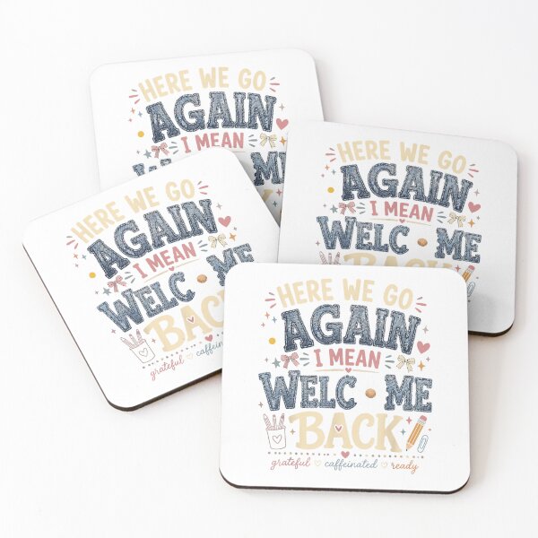 Item preview, Here We Go Again I Mean Welcome Back School Teacher Cute T-Shirt designed and sold by Badriiiii.