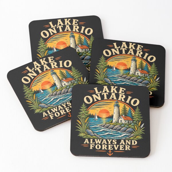 Item preview, Lake Ontario Always & Forever Vintage Lake Landscape designed and sold by Abigaildixon92.