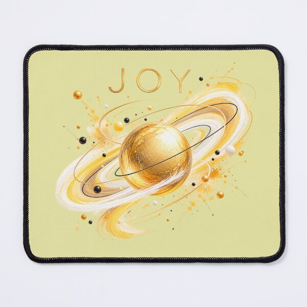 Item preview, Joy Positive Energy Golden Orb Abstract Art designed and sold by PrintGo26.