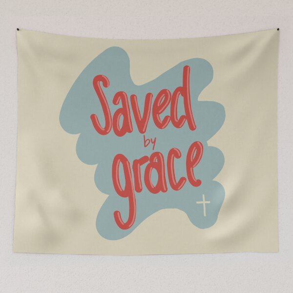 Item preview, Saved by grace designed and sold by Line & Tide.