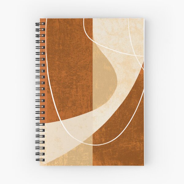 Item preview, Mid-Century Modern Abstract Line - Two Tone Earthy - Terracotta Retro Art designed and sold by GrinGalore.