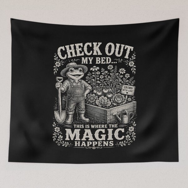 Item preview, Check Out My Bed This Is Where The Magic designed and sold by Animavera.