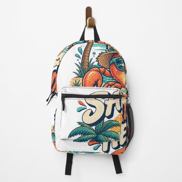 Item preview, Salty Air Happy Heart – Retro Beach Crab Illustration designed and sold by @SHINTOSARTSTORE.