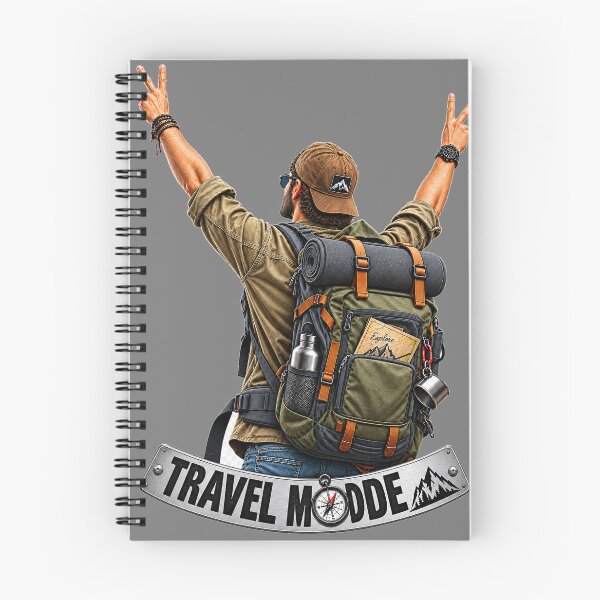 Item preview, Travel Mode Adventure Backpacker Hiking Mountain Explorer designed and sold by RobertArt08.