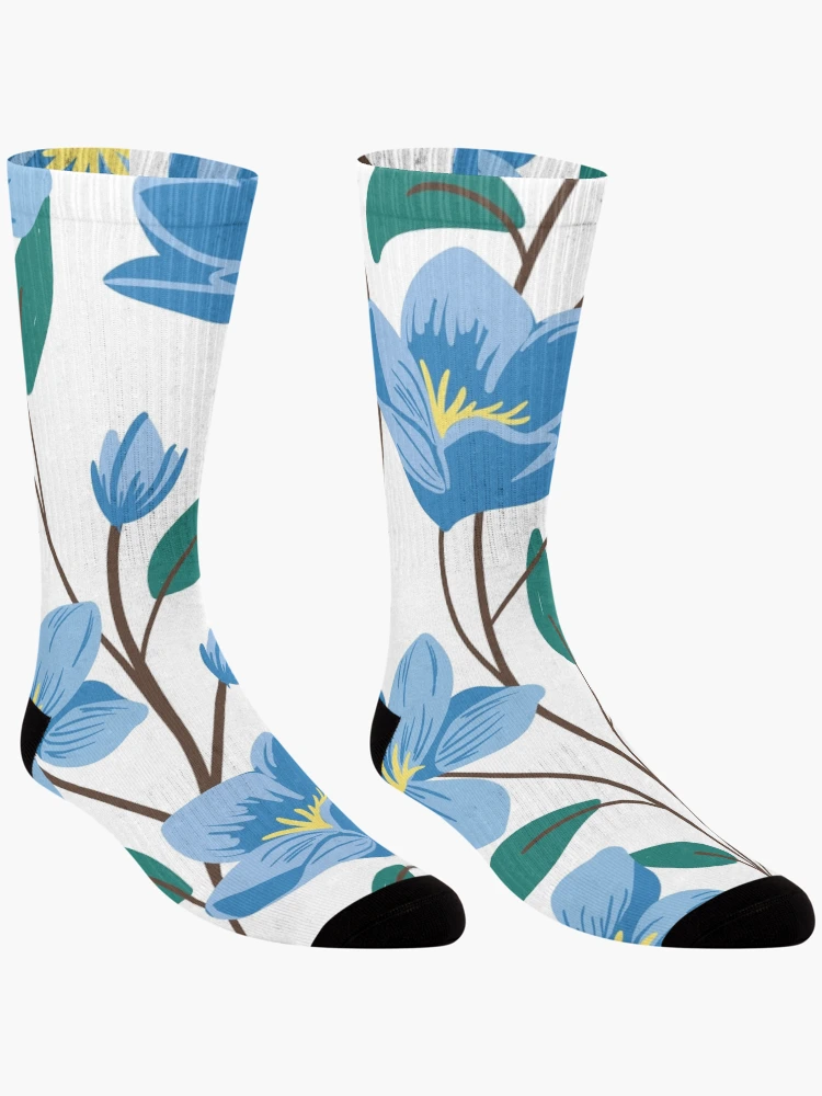 Thumbnail 3 of 5, Socks, Blue Spring designed and sold by Gradasee.