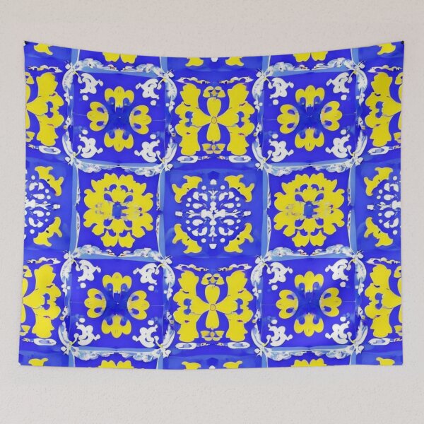 Item preview, Mediterranean Blue Ornamentation designed and sold by Sigtrix.