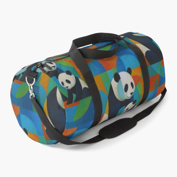 Item preview,  Panda with cub, a Geometric illustration. designed and sold by GalleryKauffeld.