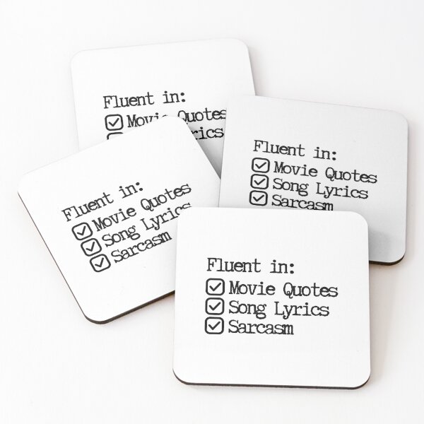 Item preview, Movie Quotes, Song Lyrics and Sarcasm designed and sold by SWETA HALDER.
