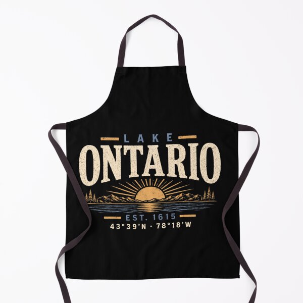 Item preview, Lake Ontario Coordinates Compass Vintage Nautical Design designed and sold by Abigaildixon92.
