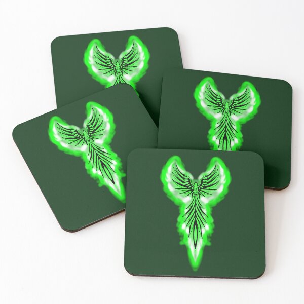 Item preview, Green Phoenix Rising Flame Aura designed and sold by URSM.