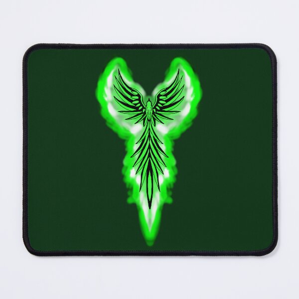 Item preview, Green Phoenix Rising Flame Aura designed and sold by URSM.