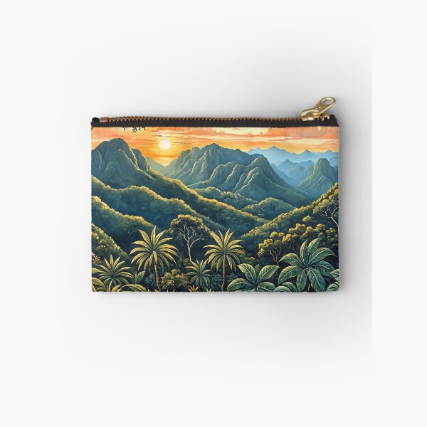 Item preview, THE GOLDEN HOUR OF EDEN | jungle moutains designed and sold by TAMAJAD.