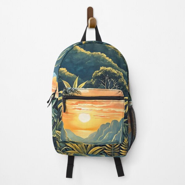 Item preview, THE GOLDEN HOUR OF EDEN | jungle moutains designed and sold by TAMAJAD.