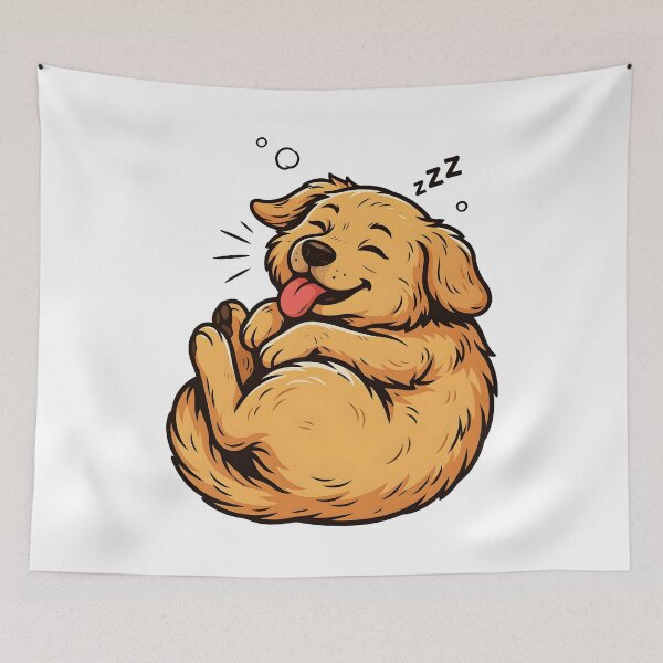 Item preview, Sleeping Cute Dog designed and sold by Simo200.