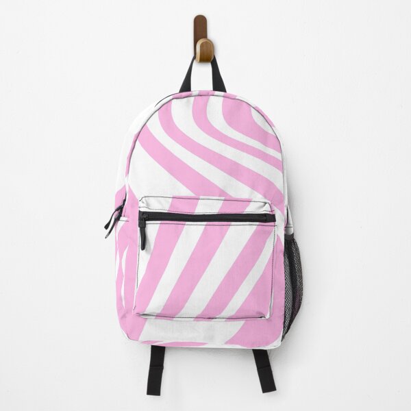 Item preview, Pink Wavy Stripes Retro Pattern designed and sold by jianina-alondra.