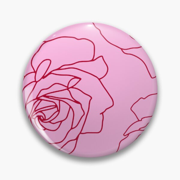 Artikelvorschau, Rosa Rosen-Blumenlinienmuster entworfen und verkauft von jianina-alondra.