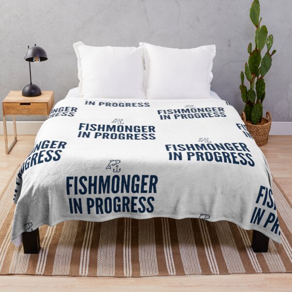 Item preview, Fishmonger In Progress Funny Seafood Market Fish Butcher Apprentice designed and sold by raedattia.