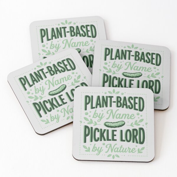 Item preview, Plant Based Pickle Lord Funny Foodie Humor designed and sold by MavtM.