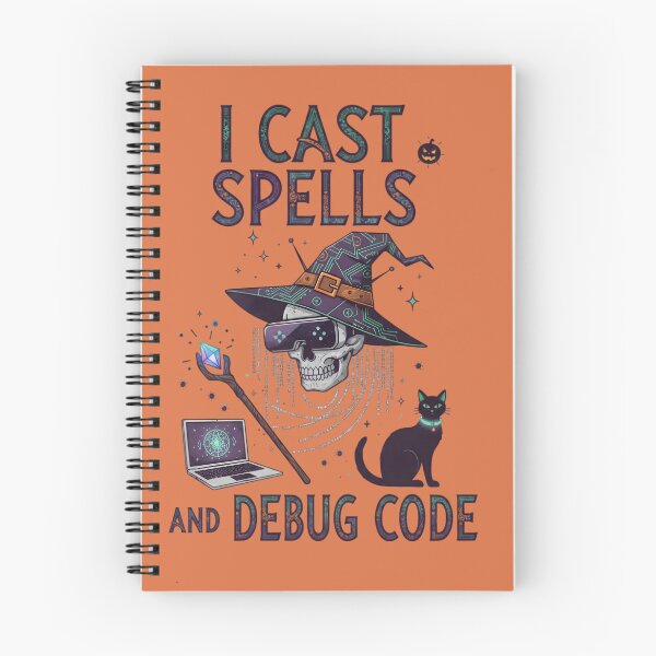 Item preview, Programmer Skeleton VR Witch Laptop Graphic designed and sold by Exquisite Design Studio „Paculówka”.