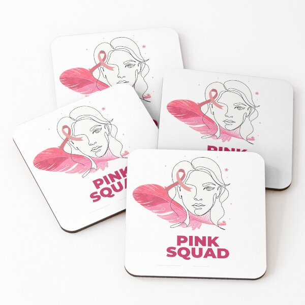 Item preview, pink ribbon  pink squad  fight cancer designed and sold by  Mudikeys.