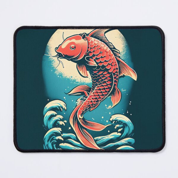 Item preview, Surging Cyber Koi designed and sold by ONYX Pixee.