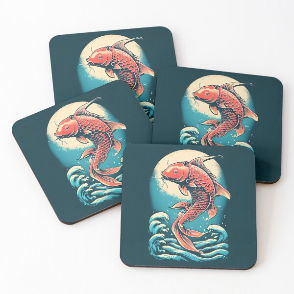 Item preview, Surging Cyber Koi designed and sold by ONYX Pixee.