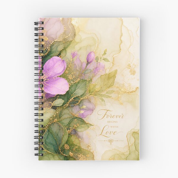Item preview, Forever Begins With Love Ethereal Purple Floral designed and sold by AneissPiaf.