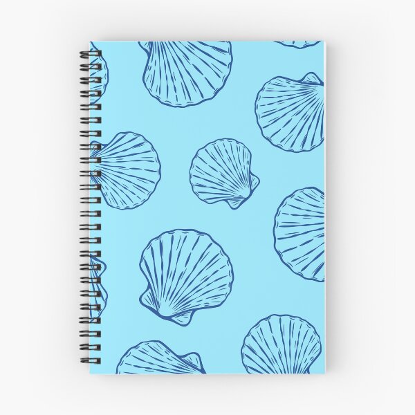 Item preview, Blue Seashell Coastal Pattern designed and sold by jianina-alondra.
