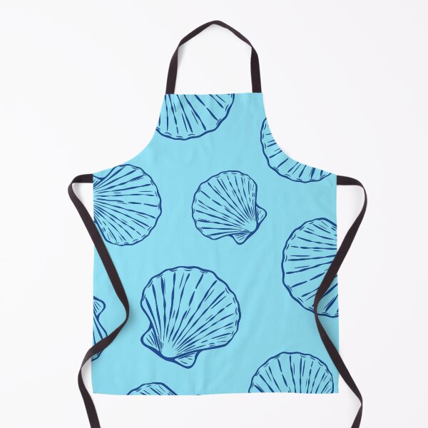 Item preview, Blue Seashell Coastal Pattern designed and sold by jianina-alondra.